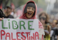 March In Solidarity With Palestine In Mexico
