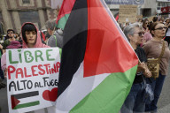 March In Solidarity With Palestine In Mexico