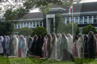Muslims Celebrate Eid-Al-Fitr In Indonesia