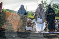 Indonesian Muslims Perform Eid Al-Fitr Prayer
