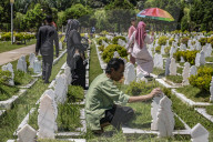 Muslim Visiting A The Graves