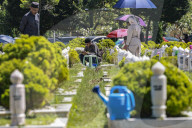 Muslim Visiting A The Graves