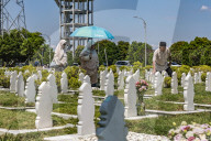 Muslim Visiting A The Graves