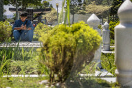 Muslim Visiting A The Graves