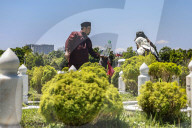 Muslim Visiting A The Graves