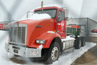 Coca-Cola Trucks In Edmonton Snow