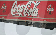 Coca-Cola Trucks In Edmonton Snow