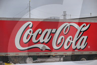 Coca-Cola Trucks In Edmonton Snow