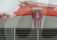 Coca-Cola Trucks In Edmonton Snow
