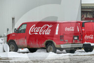 Coca-Cola Trucks In Edmonton Snow