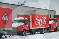 Coca-Cola Trucks In Edmonton Snow
