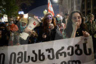 123th Day Of Protest In Tbilisi.
