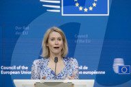 Press Briefing Of Kaja Kallas In Brussels