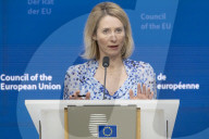 Press Briefing Of Kaja Kallas In Brussels