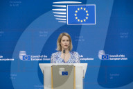 Press Briefing Of Kaja Kallas In Brussels