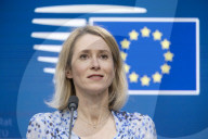Press Briefing Of Kaja Kallas In Brussels