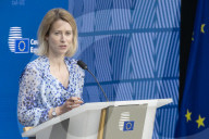 Press Briefing Of Kaja Kallas In Brussels