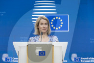 Press Briefing Of Kaja Kallas In Brussels
