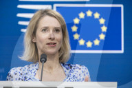 Press Briefing Of Kaja Kallas In Brussels