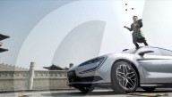 Advanced car suspension keeps acrobats on their toes