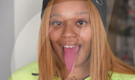 Guinness World Records holder for longest female tongue