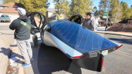 Long road test for solar powered car