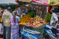 Chalai Market In Thiruvananthapuram, Kerala, India