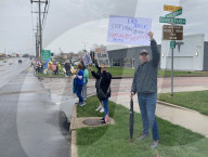 Americans protest Elon Musk in South St Louis County