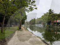 Pedal Boats At Ho Thanh Lake In Thanh Hoa