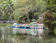 Pedal Boats At Ho Thanh Lake In Thanh Hoa