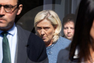 NEWS - Paris: Marine Le Pen verlässt das Gerichtsgebäude nach dem Urteil