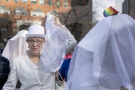 Transgender Day Of Visibility March And Rally For Trans Youth In Greenwich Village