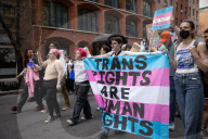 Transgender Day Of Visibility March And Rally For Trans Youth In Greenwich Village