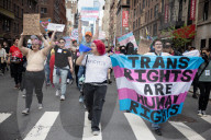 Transgender Day Of Visibility March And Rally For Trans Youth In Greenwich Village