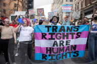 Transgender Day Of Visibility March And Rally For Trans Youth In Greenwich Village