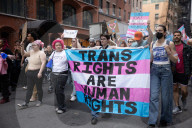 Transgender Day Of Visibility March And Rally For Trans Youth In Greenwich Village