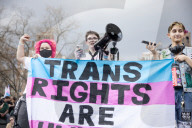 Transgender Day Of Visibility March And Rally For Trans Youth In Greenwich Village