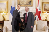 Prime Minister Keir Starmer meets President Stubb of Finland