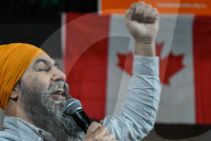 Jagmeet Singh Rallies Supporters In Edmonton Campaign Event