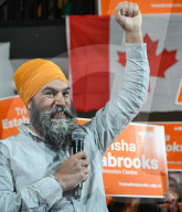 Jagmeet Singh Rallies Supporters In Edmonton Campaign Event