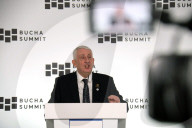 Briefing of Sir Lindsay Hoyle at Bucha Summit 2025