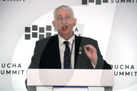 Briefing of Sir Lindsay Hoyle at Bucha Summit 2025