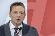 Rafal Trzaskowski During a Press Conference