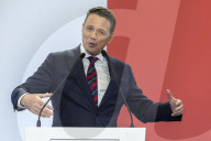 Rafal Trzaskowski During a Press Conference