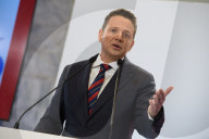 Warsaw Mayor Rafal Trzaskowski Holds Q&A Session During Presidential Elections Campaign.