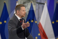 Warsaw Mayor Rafal Trzaskowski Holds Q&A Session During Presidential Elections Campaign.