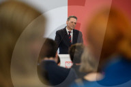 Warsaw Mayor Rafal Trzaskowski Holds Q&A Session During Presidential Elections Campaign.