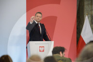 Warsaw Mayor Rafal Trzaskowski Holds Q&A Session During Presidential Elections Campaign.