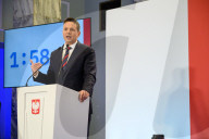 Warsaw Mayor Rafal Trzaskowski Holds Q&A Session During Presidential Elections Campaign.