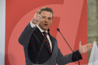 Warsaw Mayor Rafal Trzaskowski Holds Q&A Session During Presidential Elections Campaign.